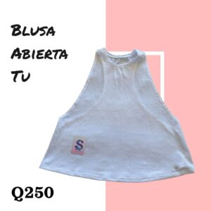 Blusa Abierta Tu Gris