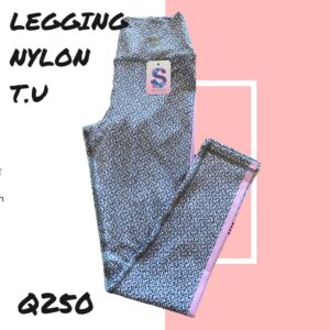 Leggins Nylon T.U. Negro y Blanco