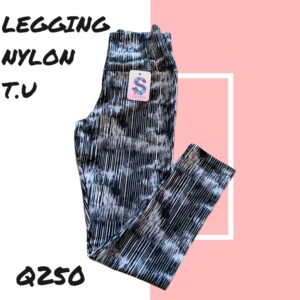 Leggins Nylon T.U. Negro y Gris